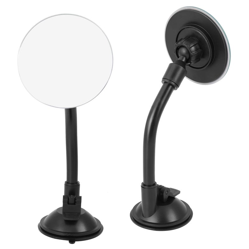 A ABSOPRO Blind Spot Adjustable Car Mirror Rotate Suction Cup Black Arm Rearview Mirror for All Universal Vehicles - Image 3